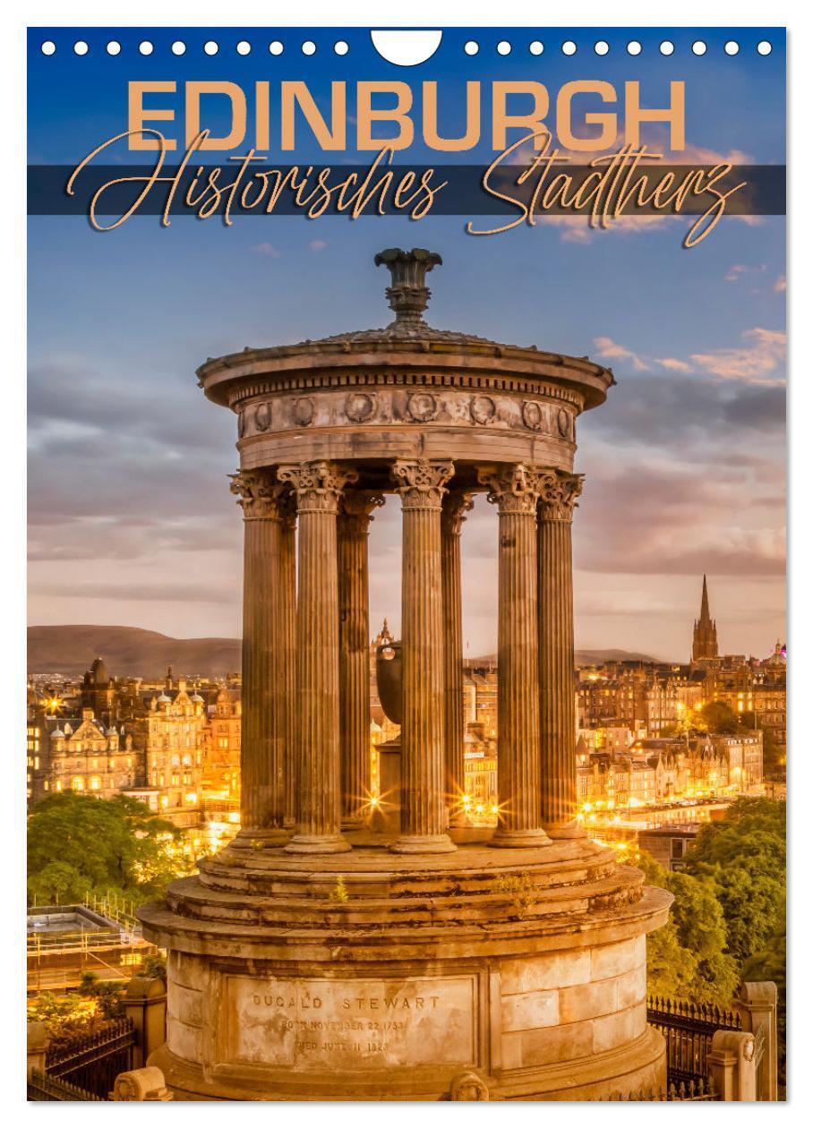 Cover: 9783435900763 | EDINBURGH Historisches Stadtherz (Wandkalender 2025 DIN A4 hoch),...