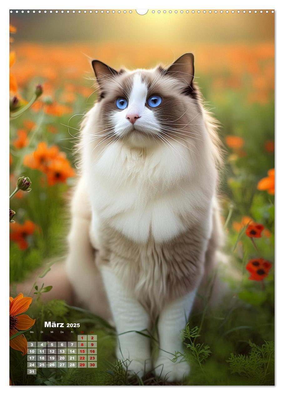 Bild: 9783383833342 | Pfotenabenteuer - Ragdolls in der Natur (Wandkalender 2025 DIN A2...