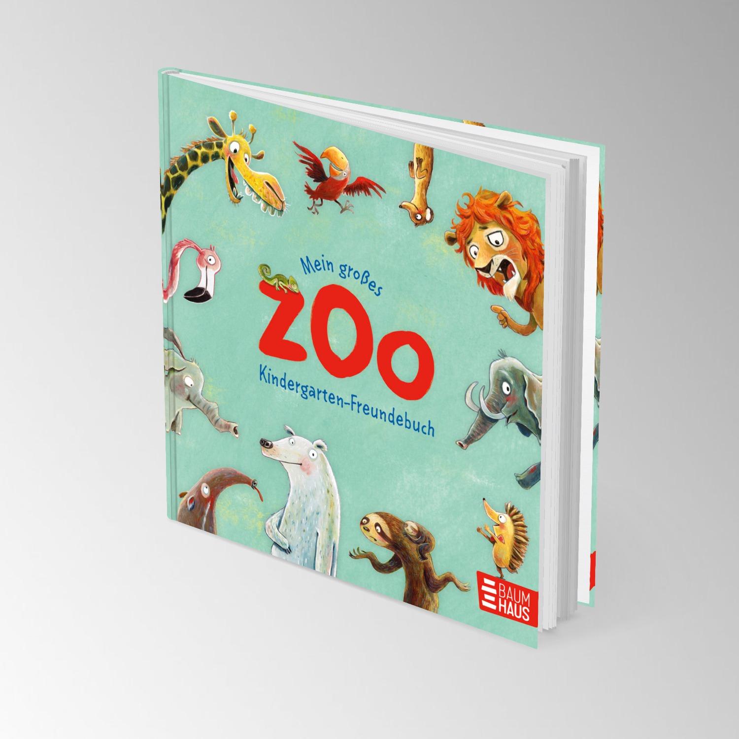 Bild: 9783833909573 | Mein großes Zoo Kindergarten-Freundebuch | Sophie Schoenwald | Buch