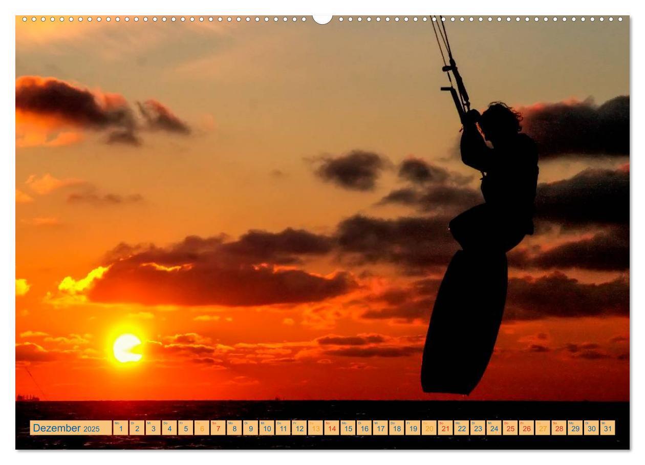 Bild: 9783435582785 | Kitesurfen - über den Wellen (hochwertiger Premium Wandkalender...