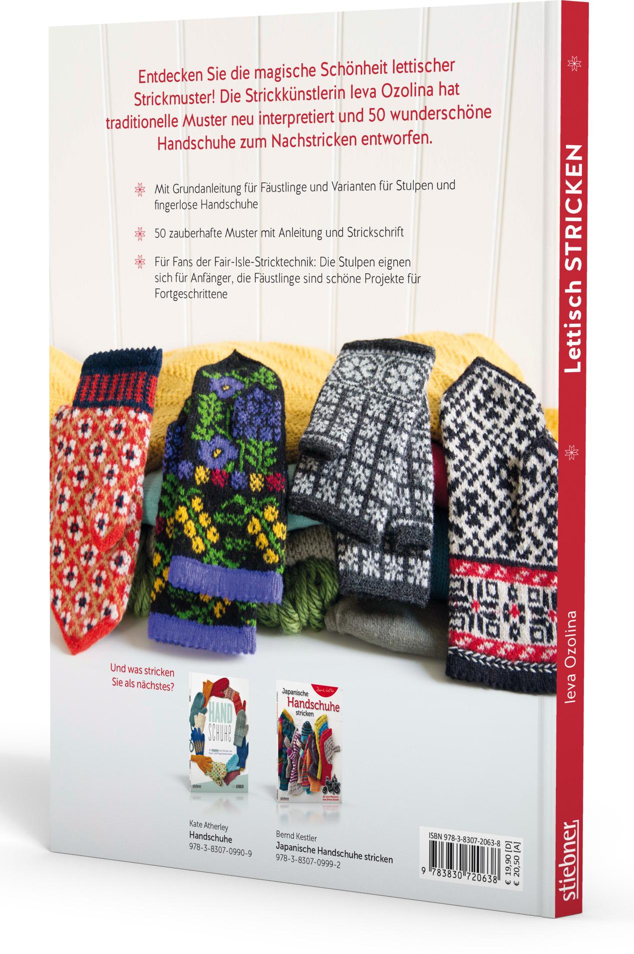 Rückseite: 9783830720638 | Lettisch stricken | Ieva Ozolina | Taschenbuch | 128 S. | Deutsch