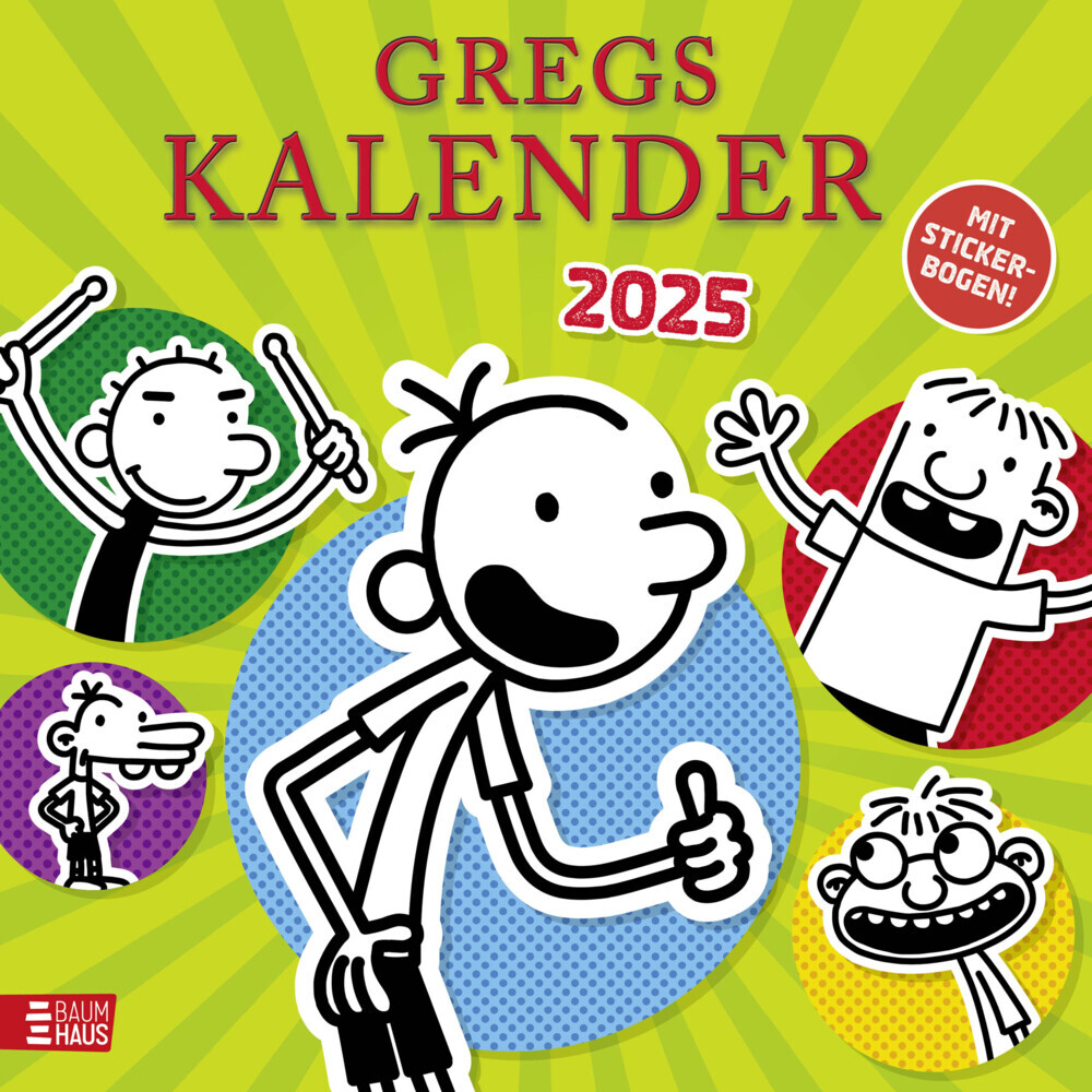 Cover: 9783833908934 | Gregs Kalender 2025 | Jeff Kinney | Kalender | 24 S. | Deutsch | 2025