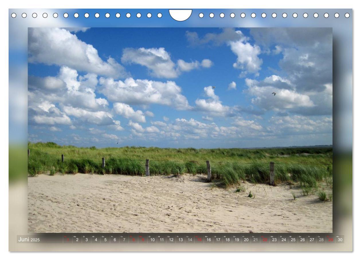 Bild: 9783435683611 | Baltrum - Ein Tag am Strand (Wandkalender 2025 DIN A4 quer),...