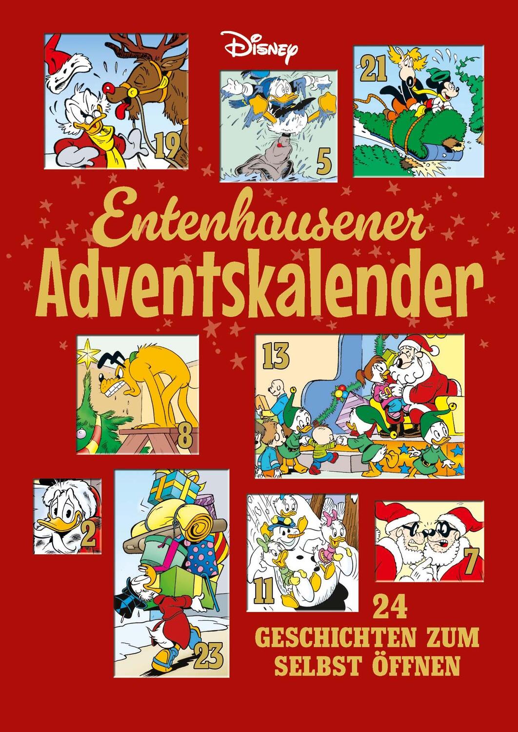 Cover: 9783770406432 | Entenhausener Adventskalender | 24 Geschichten zum selbst öffnen