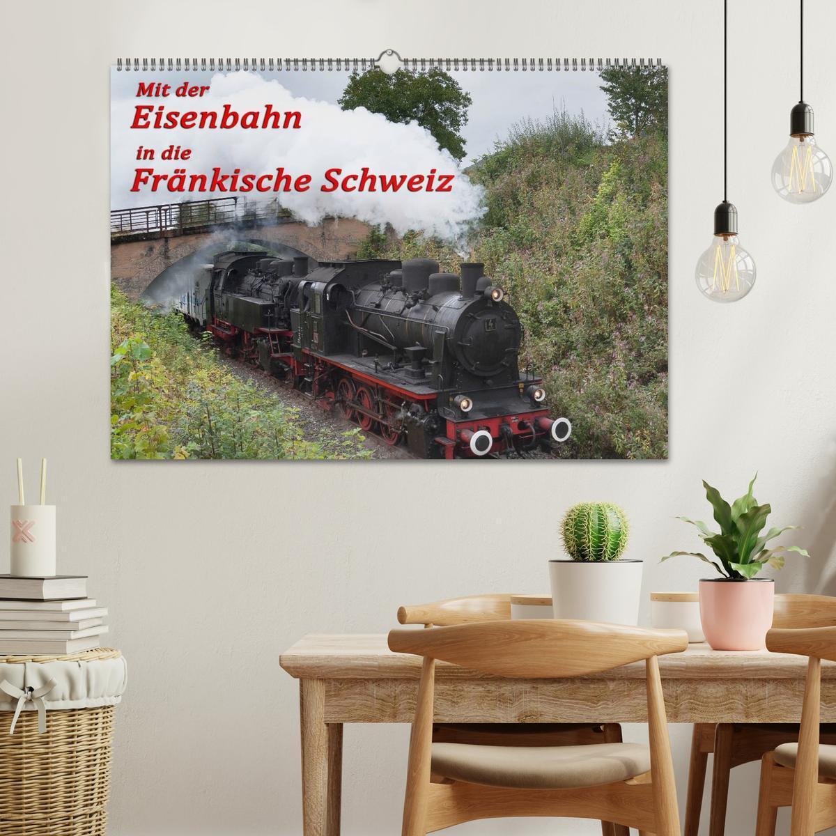 Bild: 9783435560271 | Mit der Eisenbahn in die Fränkische Schweiz (Wandkalender 2025 DIN...