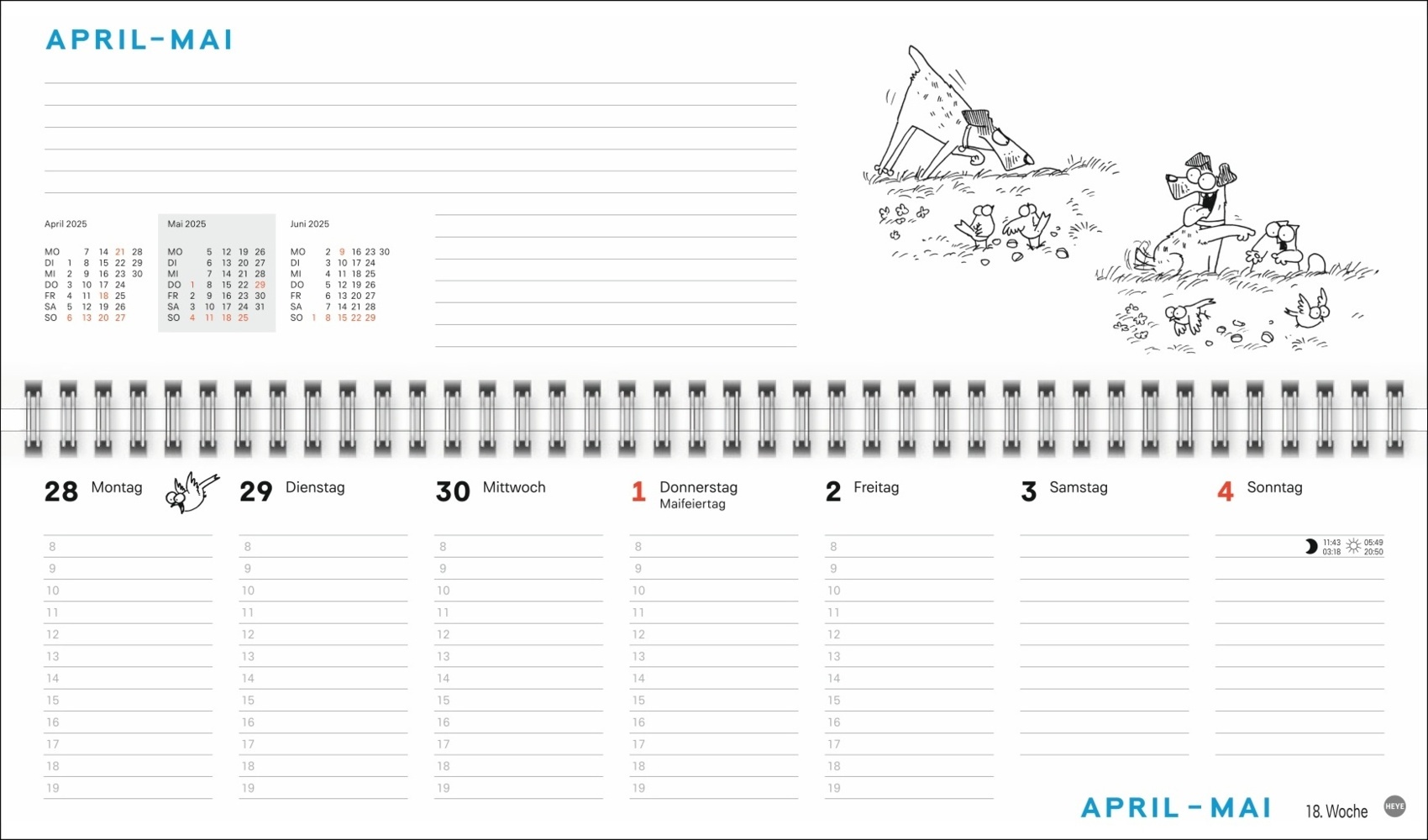 Bild: 9783756406524 | Simons Katze Büroplaner 2025 | Simon Tofield | Kalender | 112 S.