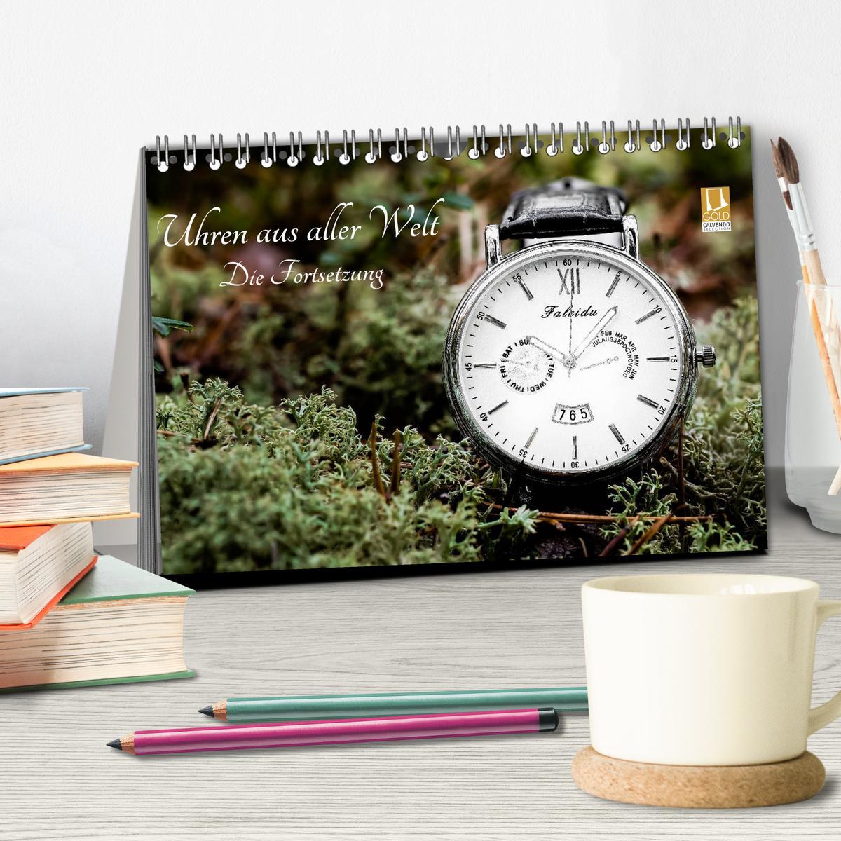 Bild: 9783435371341 | Uhren aus aller Welt - Die Fortsetzung (Tischkalender 2025 DIN A5...