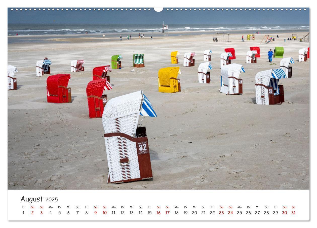 Bild: 9783435979622 | Nordsee, Meer, Strand und Wind (Wandkalender 2025 DIN A2 quer),...