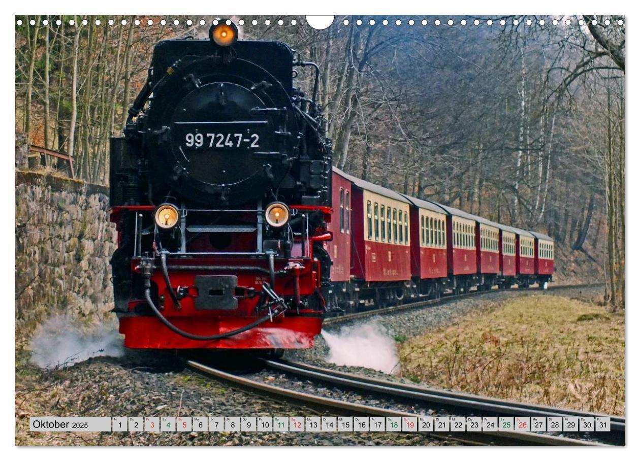 Bild: 9783435669578 | Unter Dampf durch den Harz (Wandkalender 2025 DIN A3 quer),...