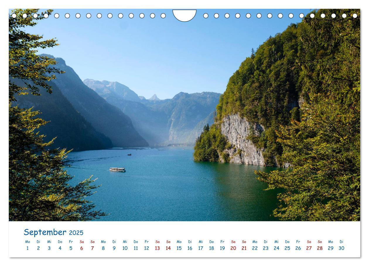 Bild: 9783435185429 | Der Königssee Perle unter dem Watzmann (Wandkalender 2025 DIN A4...