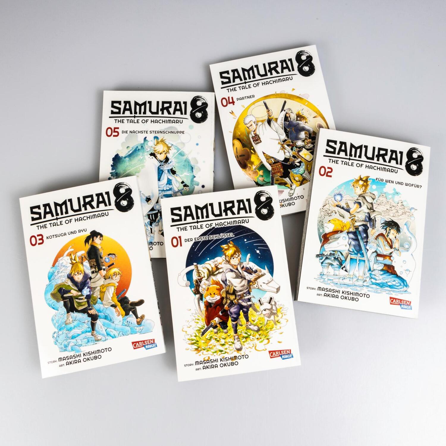 Bild: 9783551027504 | Samurai8 Komplettpack 1-5 | Masashi Kishimoto (u. a.) | Box | Samurai8