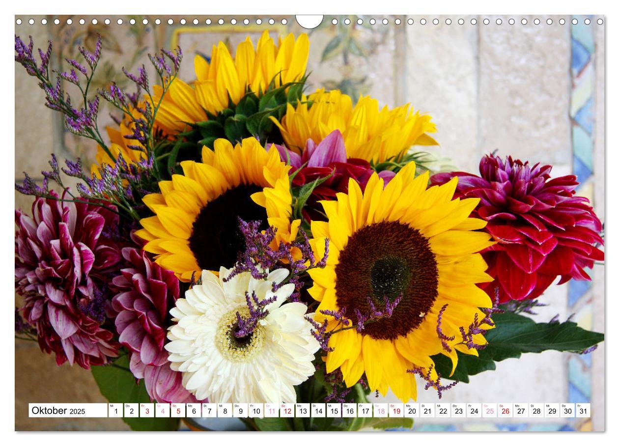 Bild: 9783383826924 | Blumenpracht - Blüten und Sträuße (Wandkalender 2025 DIN A3 quer),...