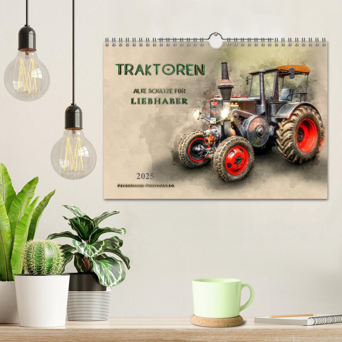 Bild: 9783435386154 | Traktoren - alte Schätze für Liebhaber (Wandkalender 2025 DIN A4...