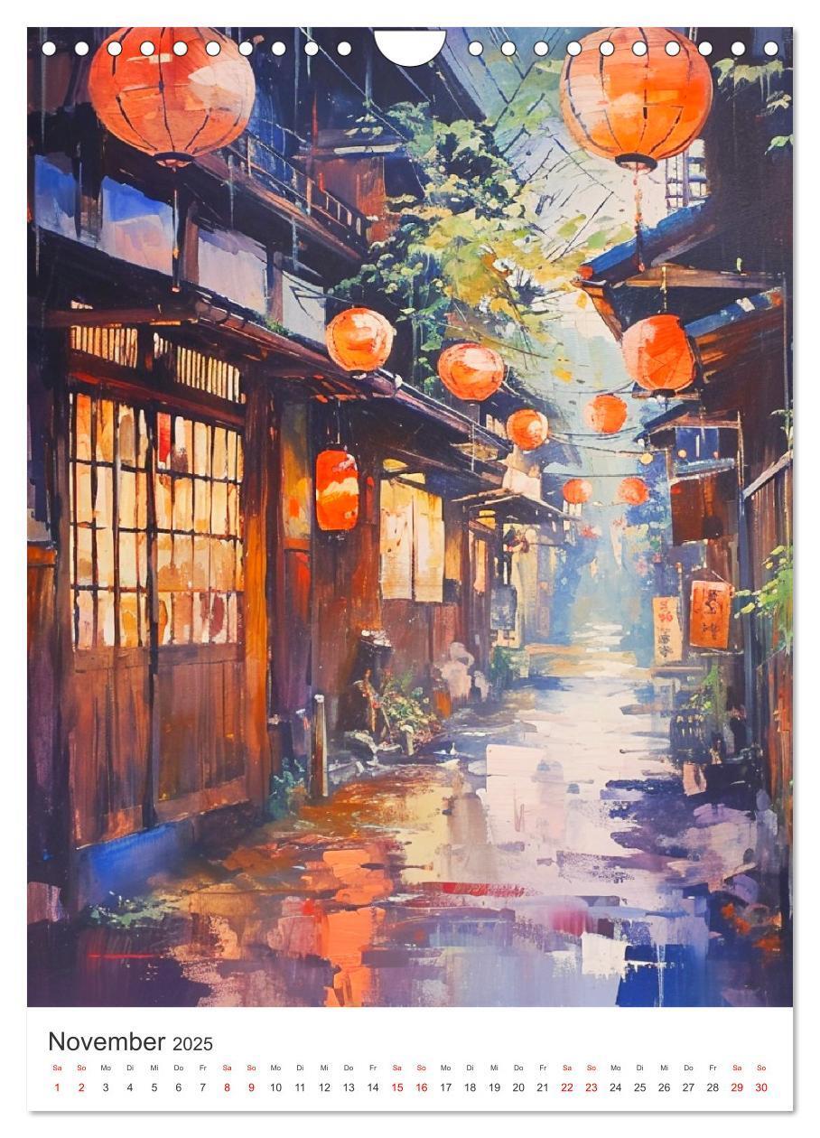 Bild: 9783383815966 | Japan. Impressionen im Aquarell-Stil (Wandkalender 2025 DIN A4...