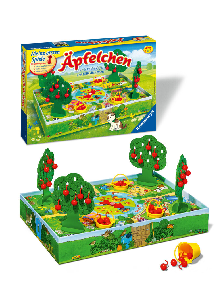 Bild: 4005556222360 | Ravensburger 22236 - Äpfelchen - Sammelspiel für Kinder, Äpfel...