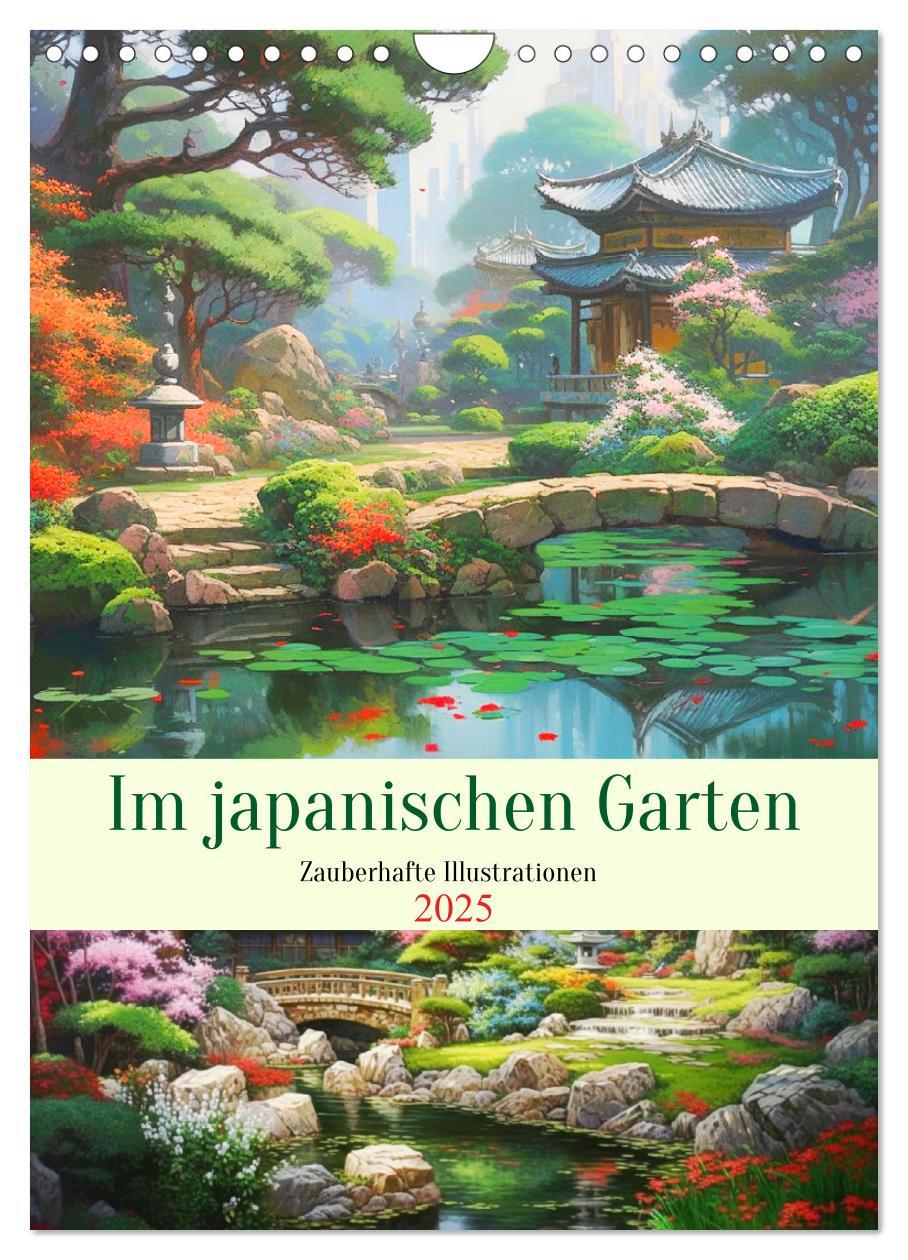 Cover: 9783435865826 | Im japanischen Garten. Zauberhafte Illustrationen (Wandkalender...