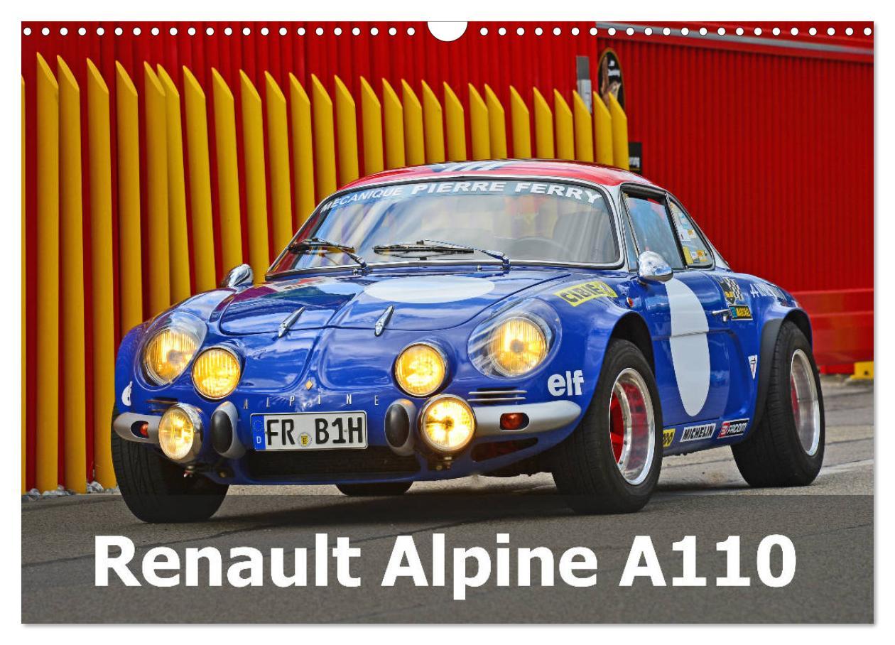 Cover: 9783435357505 | Renault Alpine A110 (Wandkalender 2025 DIN A3 quer), CALVENDO...