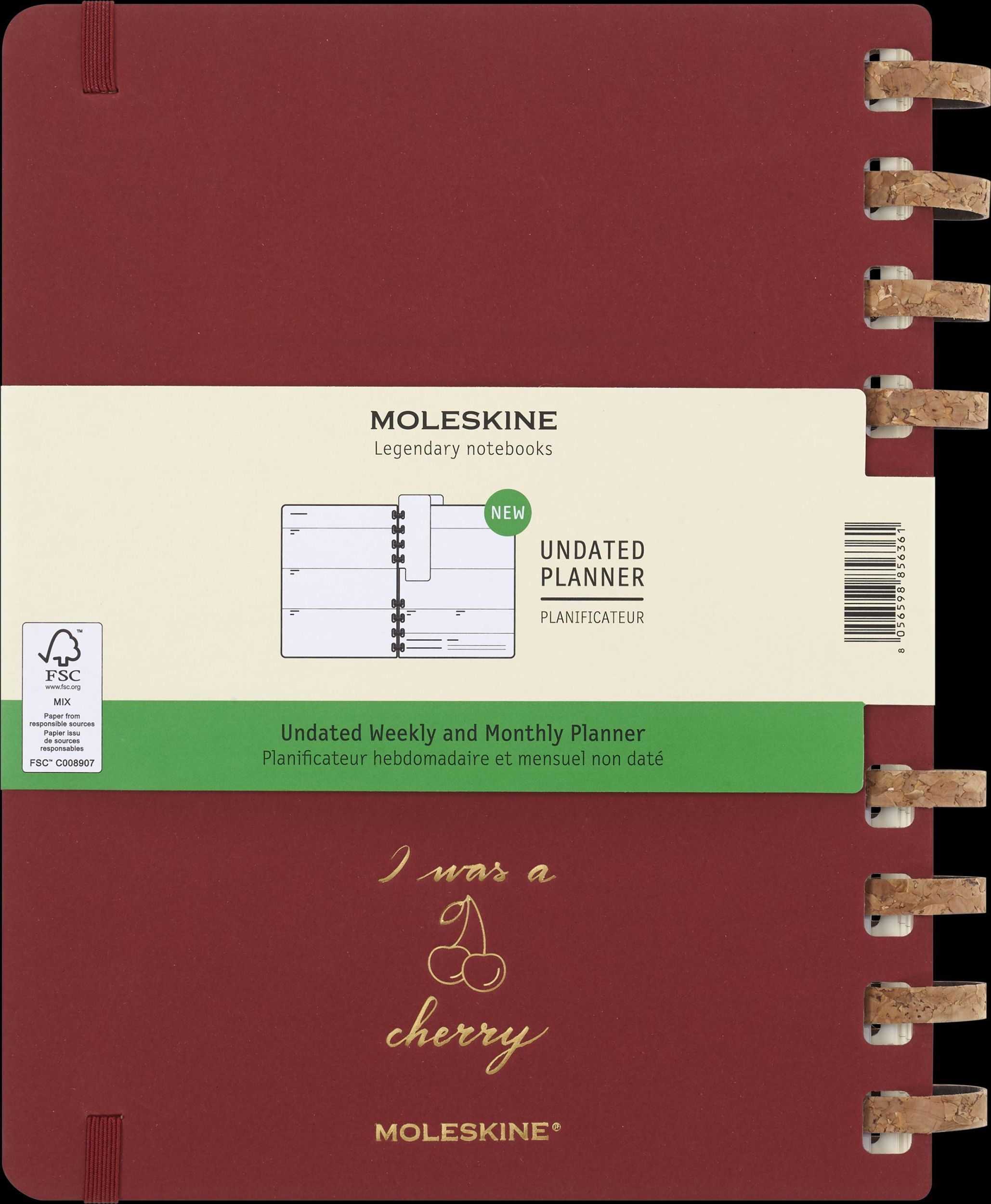 Bild: 8056598856361 | Moleskine Undatierter Life Kalender Mit Spiralbindung, Xl,...