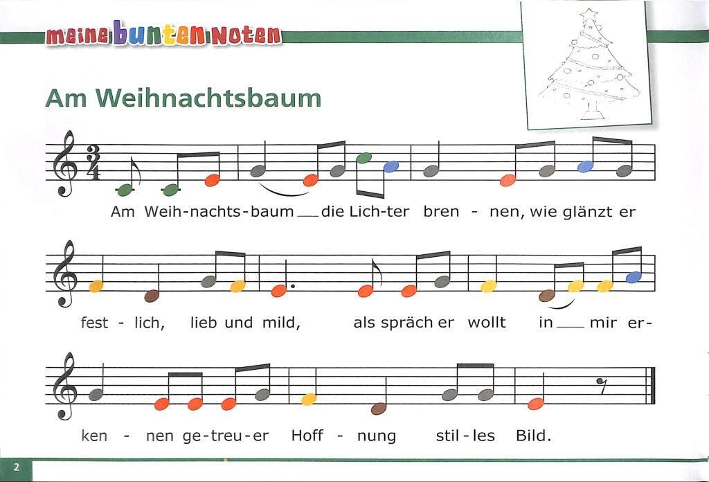 Bild: 9795016300664 | Meine bunten Noten für das Glockenspiel | Claudia Saxinger | Broschüre