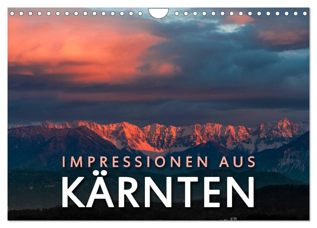 Cover: 9783435705337 | Impressionen aus Kärnten (Wandkalender 2025 DIN A4 quer), CALVENDO...