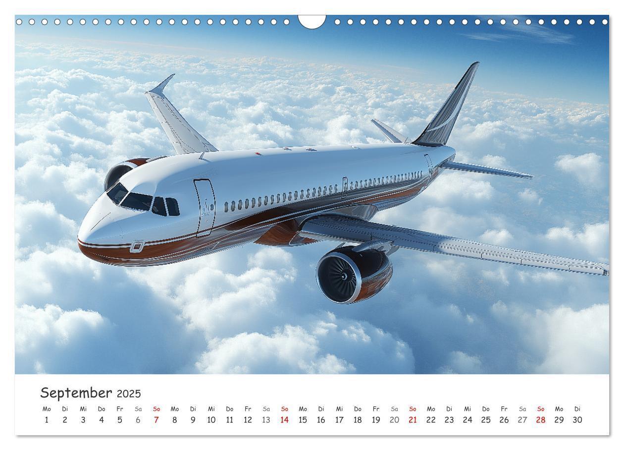 Bild: 9783457214053 | Flugzeugkalender - Die schönsten Passagiermaschinen (Wandkalender...