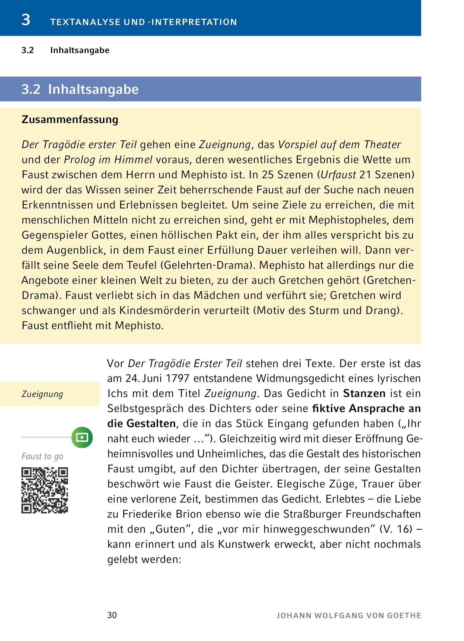 Bild: 9783804420694 | Faust I von Johann Wolfgang von Goethe - Textanalyse und...