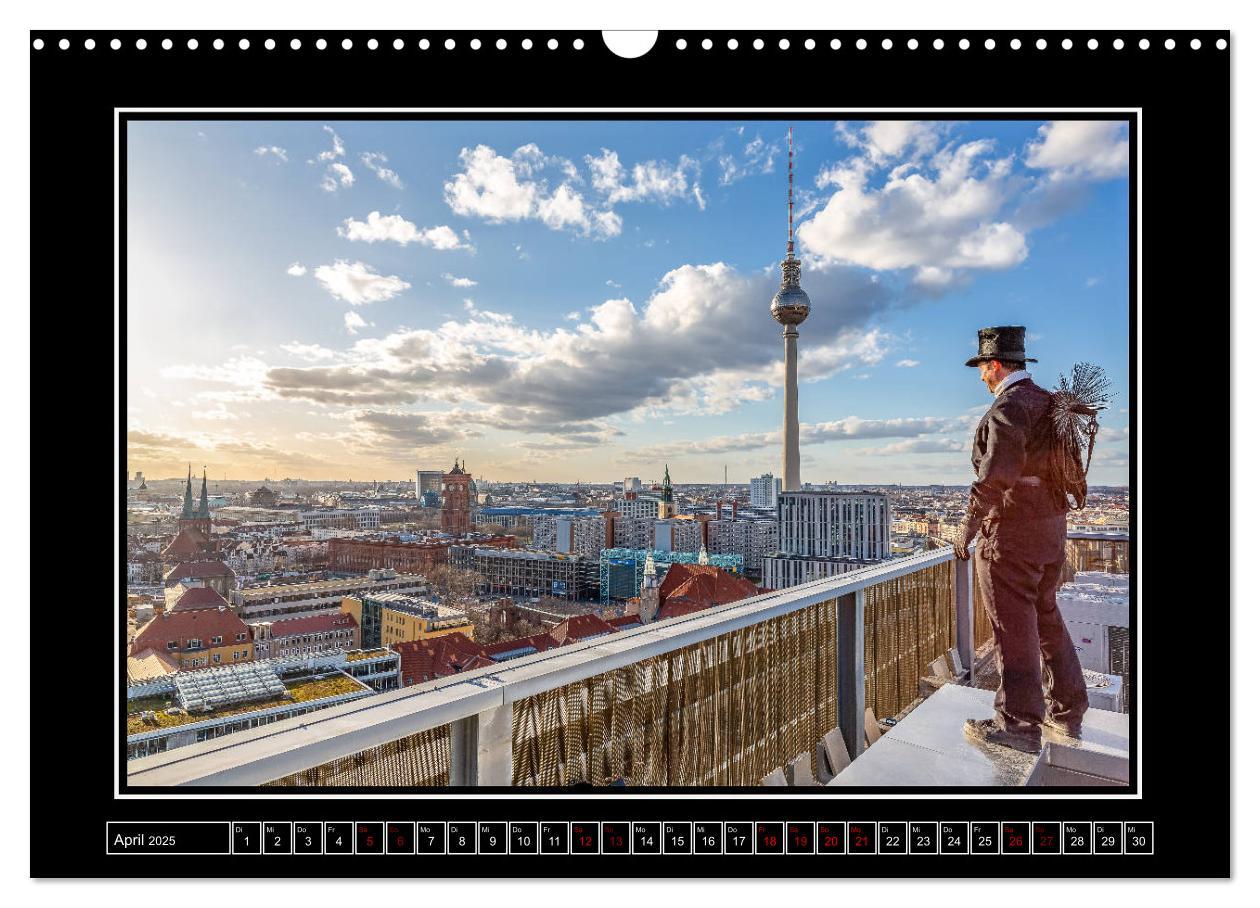 Bild: 9783435128907 | Schornsteinfeger über Berlin - Glücksblicke (Wandkalender 2025 DIN...