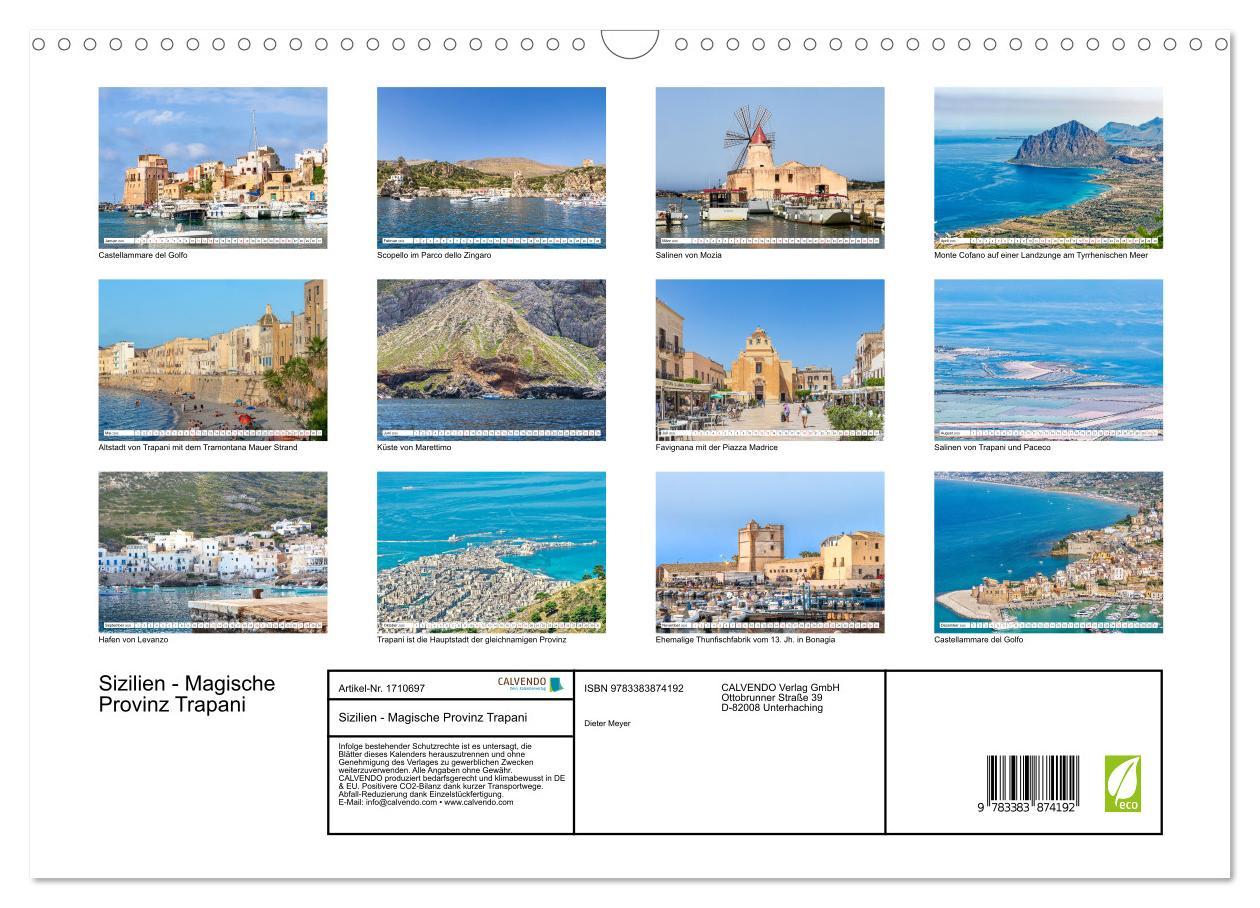 Bild: 9783383874192 | Sizilien - Magische Provinz Trapani (Wandkalender 2025 DIN A3...