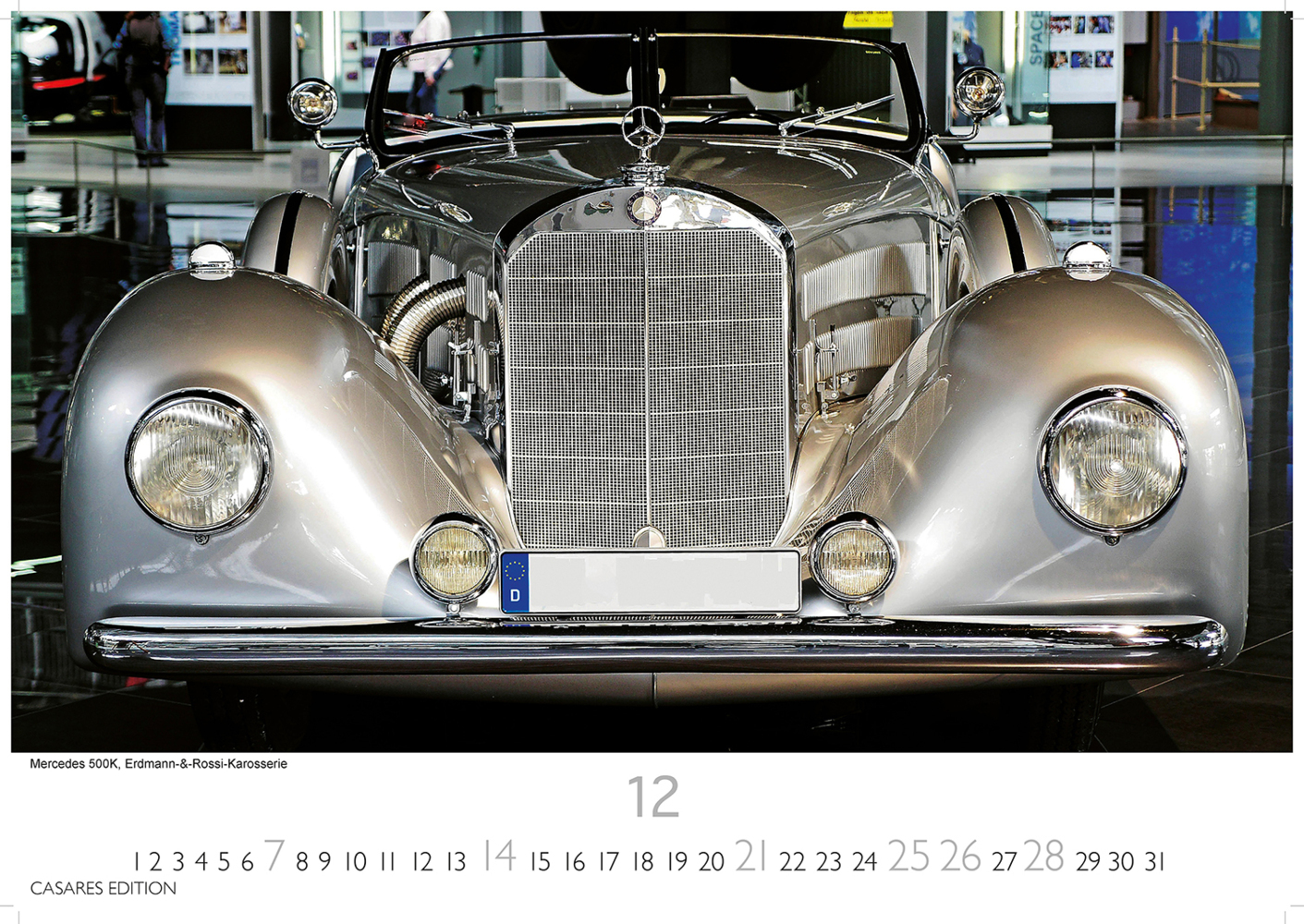 Bild: 9781835241004 | Mercedes Classic Cars 2025 L 35x50cm | Kalender | 14 S. | Deutsch