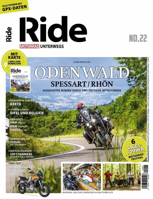 Cover: 9783613321915 | RIDE - Motorrad unterwegs, No. 22 | Odenwald/Spessart/Rhön | Buch