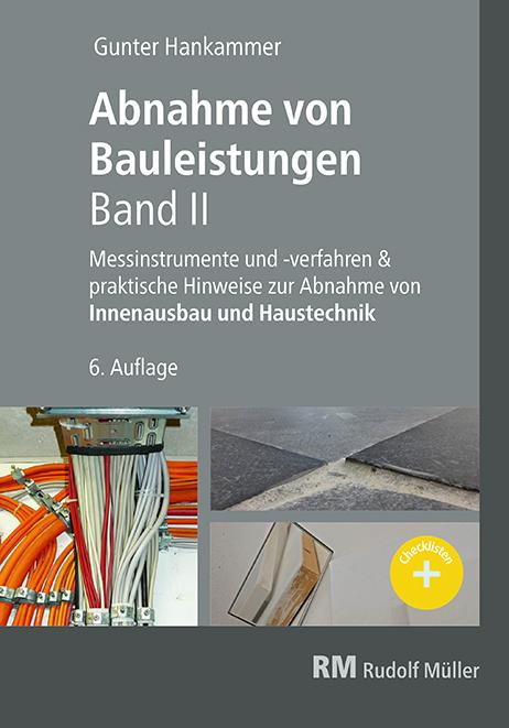 Cover: 9783481043926 | Abnahme von Bauleistungen, Band II | Gunter Hankammer | Buch | 480 S.