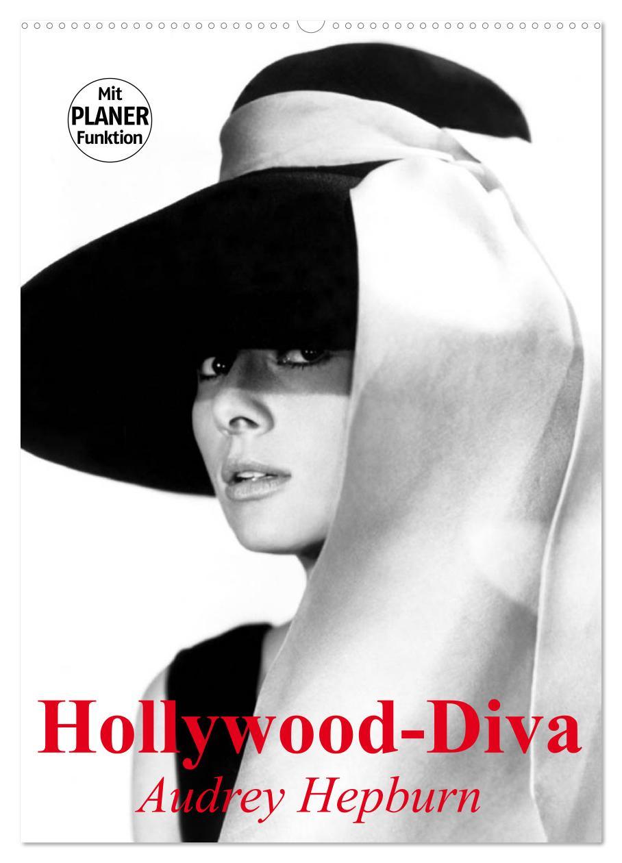 Cover: 9783457023167 | Hollywood-Diva. Audrey Hepburn (Wandkalender 2025 DIN A2 hoch),...