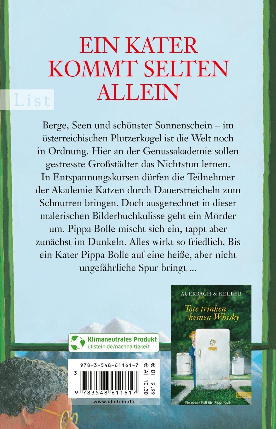 Rückseite: 9783548611617 | Des Katers Kern | Ein neuer Fall für Pippa Bolle | Auerbach &amp; Keller