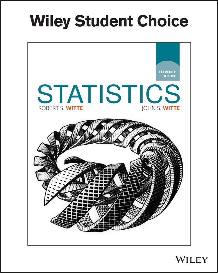 Cover: 9781119254515 | Statistics | John S. Witte (u. a.) | Taschenbuch | Englisch | 2021