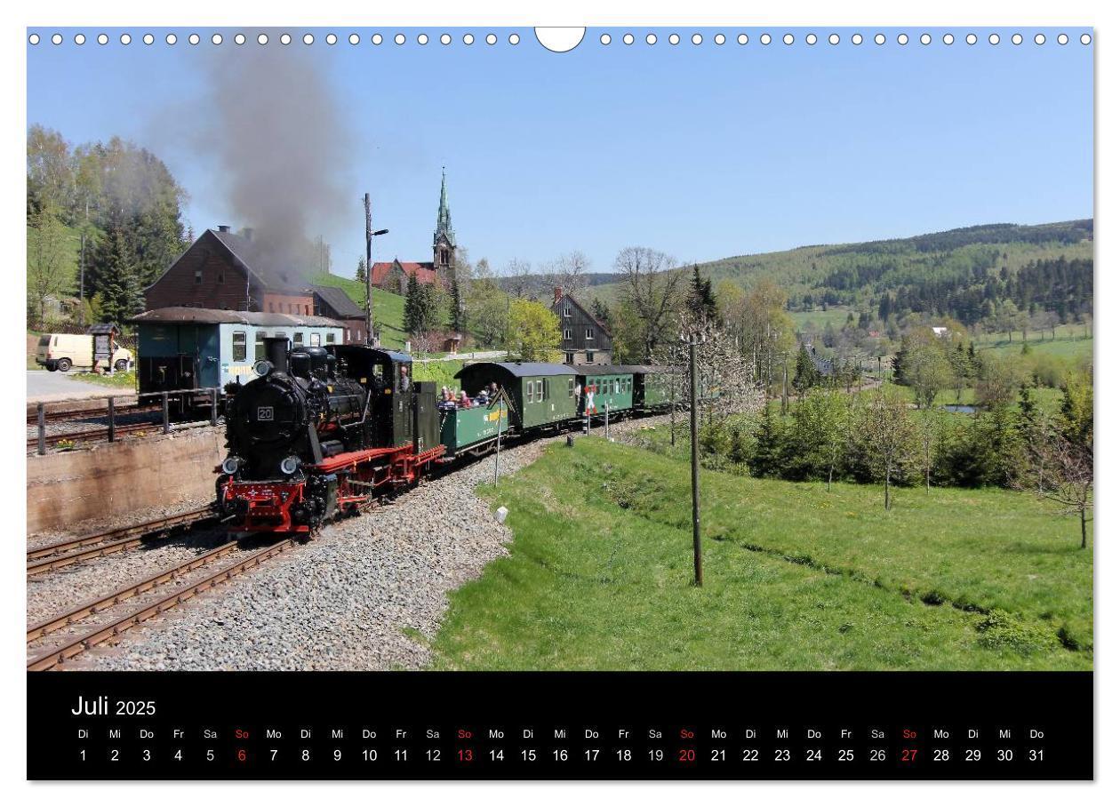 Bild: 9783435811649 | Dampfbahnromantik auf schmaler Spur (Wandkalender 2025 DIN A3...