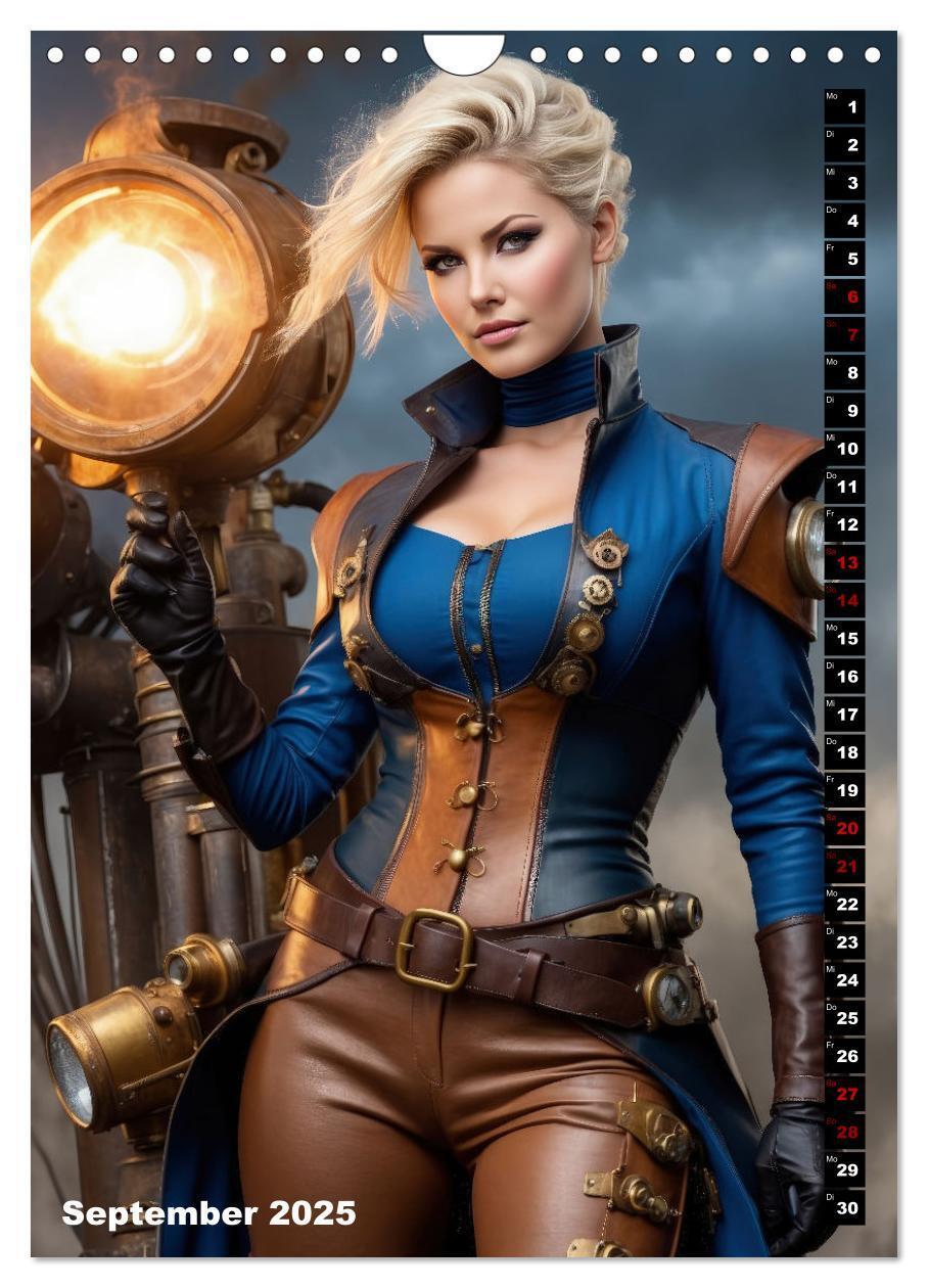 Bild: 9783435843992 | Steampunk Divas (Wandkalender 2025 DIN A4 hoch), CALVENDO...