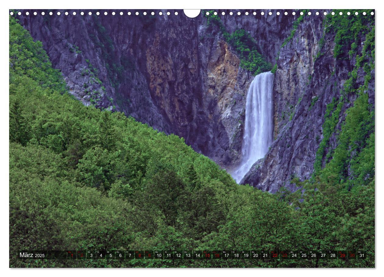 Bild: 9783435439737 | Slowenien - Soca Tal (Wandkalender 2025 DIN A3 quer), CALVENDO...