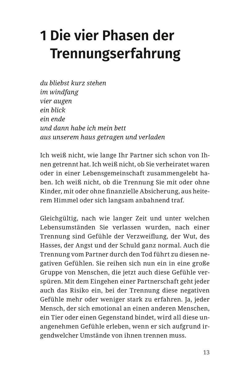 Bild: 9783910253162 | Wenn der Partner geht | Trennungsschmerz und Liebeskummer bewältigen.