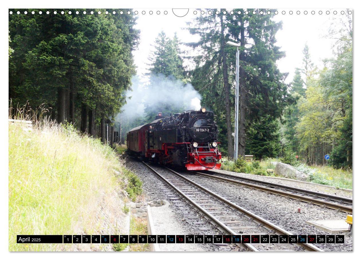 Bild: 9783435352678 | Dampf am Brocken - Die Harzquerbahn (Wandkalender 2025 DIN A3...