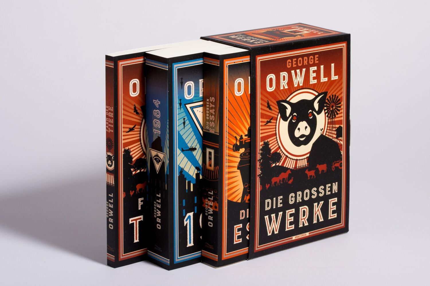 Bild: 9783730612125 | George Orwell. Die großen Werke. Farm der Tiere - 1984 - Die großen...