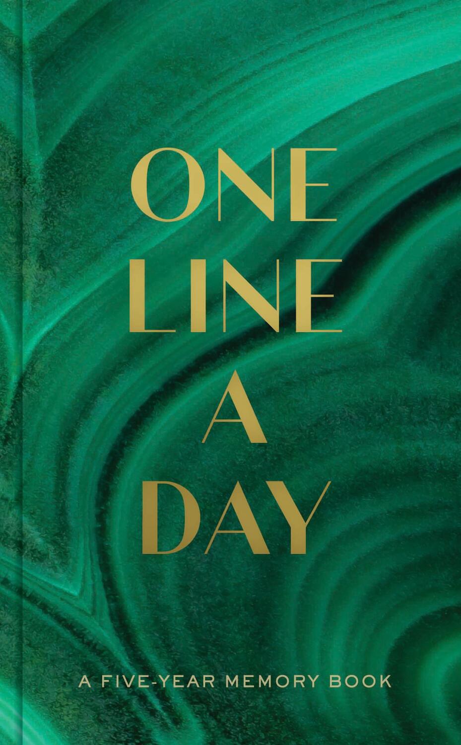 Cover: 9781797225494 | Malachite Green One Line a Day | A Five-Year Memory Book | Chronicle