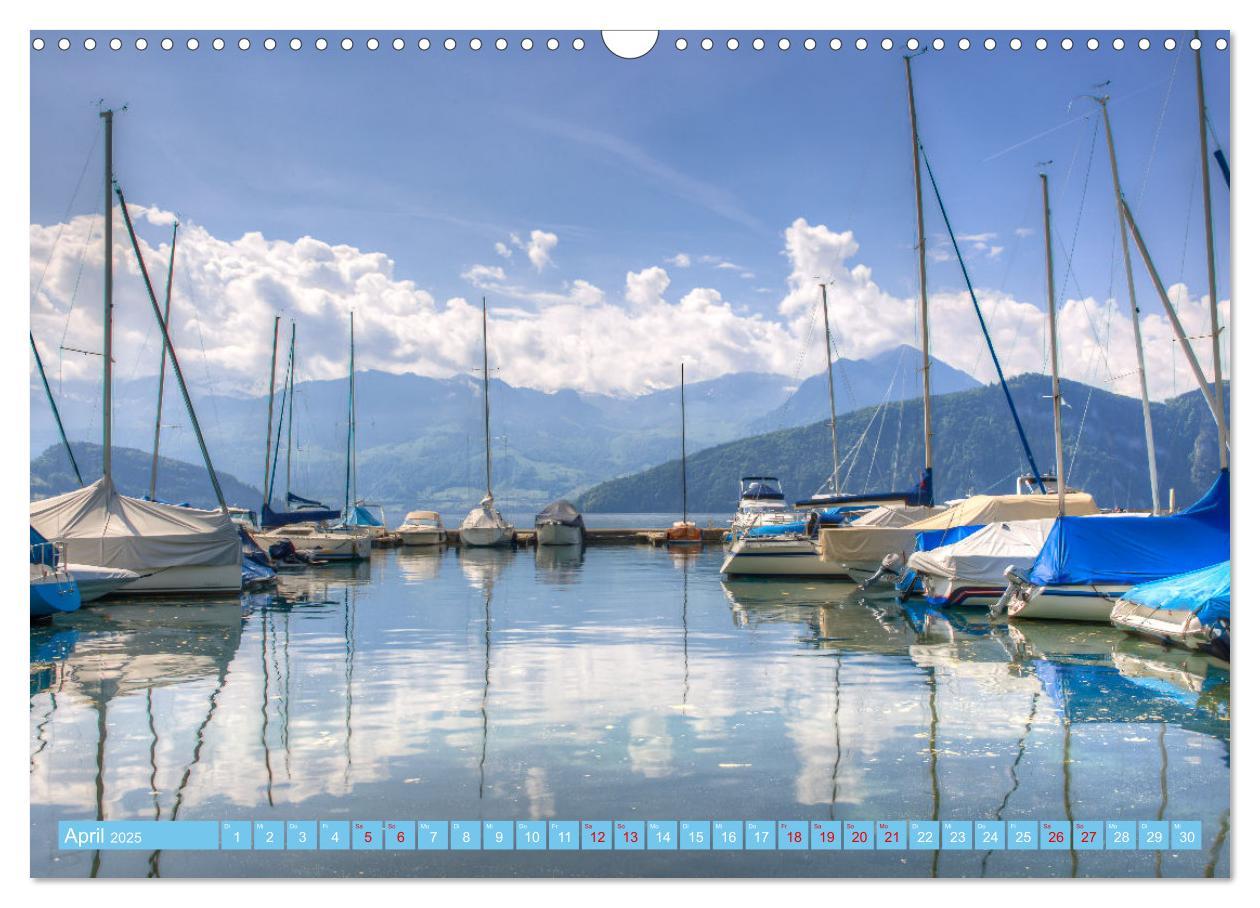 Bild: 9783383966132 | Vierwaldstättersee (Wandkalender 2025 DIN A3 quer), CALVENDO...