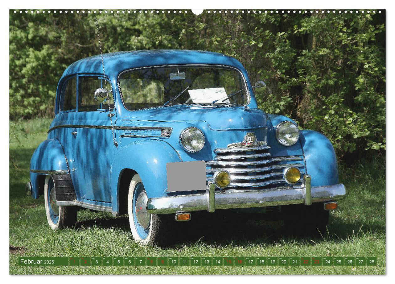 Bild: 9783435157792 | Opel Oldtimer mit dem Blitz (Wandkalender 2025 DIN A2 quer),...