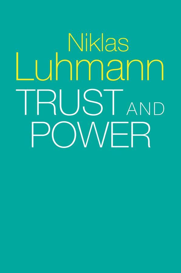 Cover: 9781509519453 | Trust and Power | Niklas Luhmann | Taschenbuch | Englisch | 2017