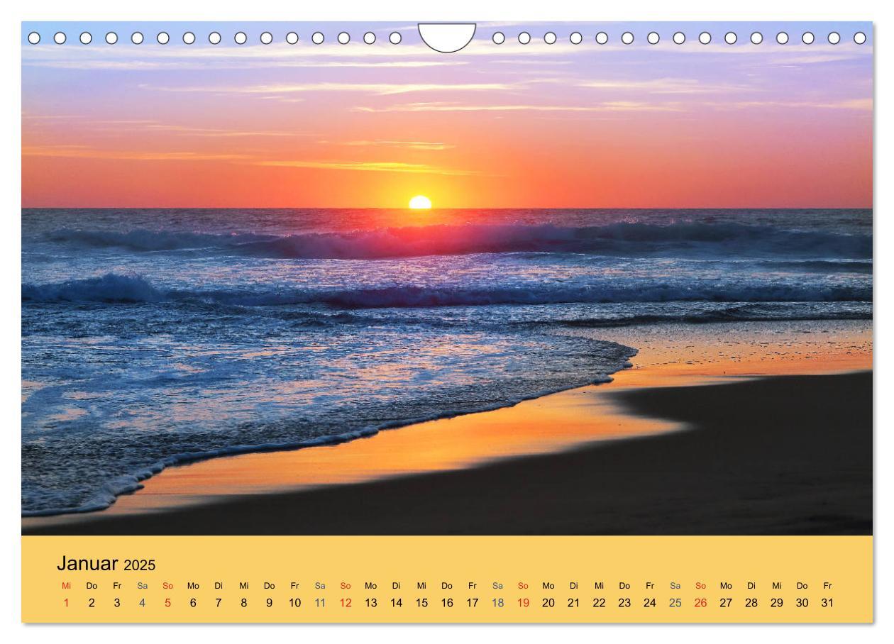 Bild: 9783435748679 | Sonnenuntergänge an der Atlantikküste (Wandkalender 2025 DIN A4...