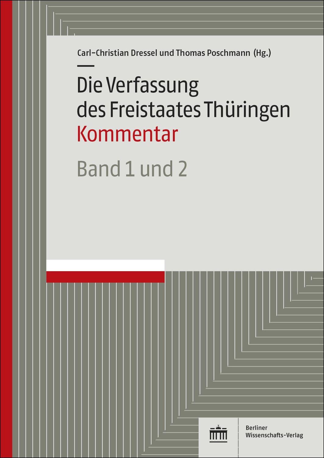 Cover: 9783830555513 | Die Verfassung des Freistaates Thüringen | Kommentar | Dressel (u. a.)