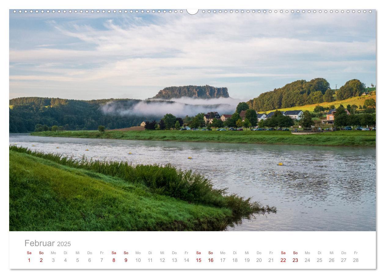 Bild: 9783435030774 | Sachsen - Eine stimmungsvolle Wanderung in Bildern (Wandkalender...