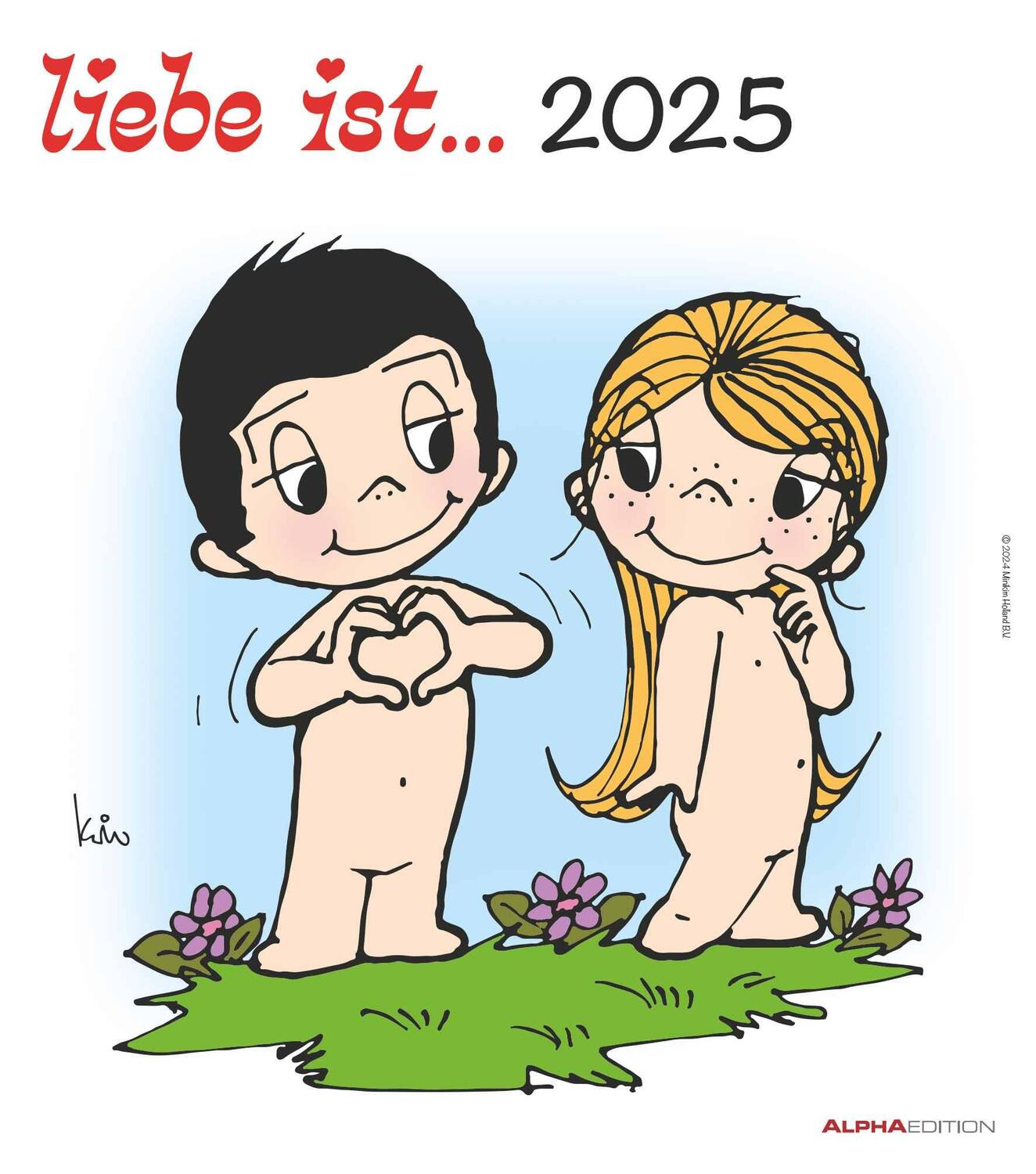 Cover: 4251732340575 | Liebe ist... 2025 - Wand-Kalender - 30x34 - Illustrationen - Paar