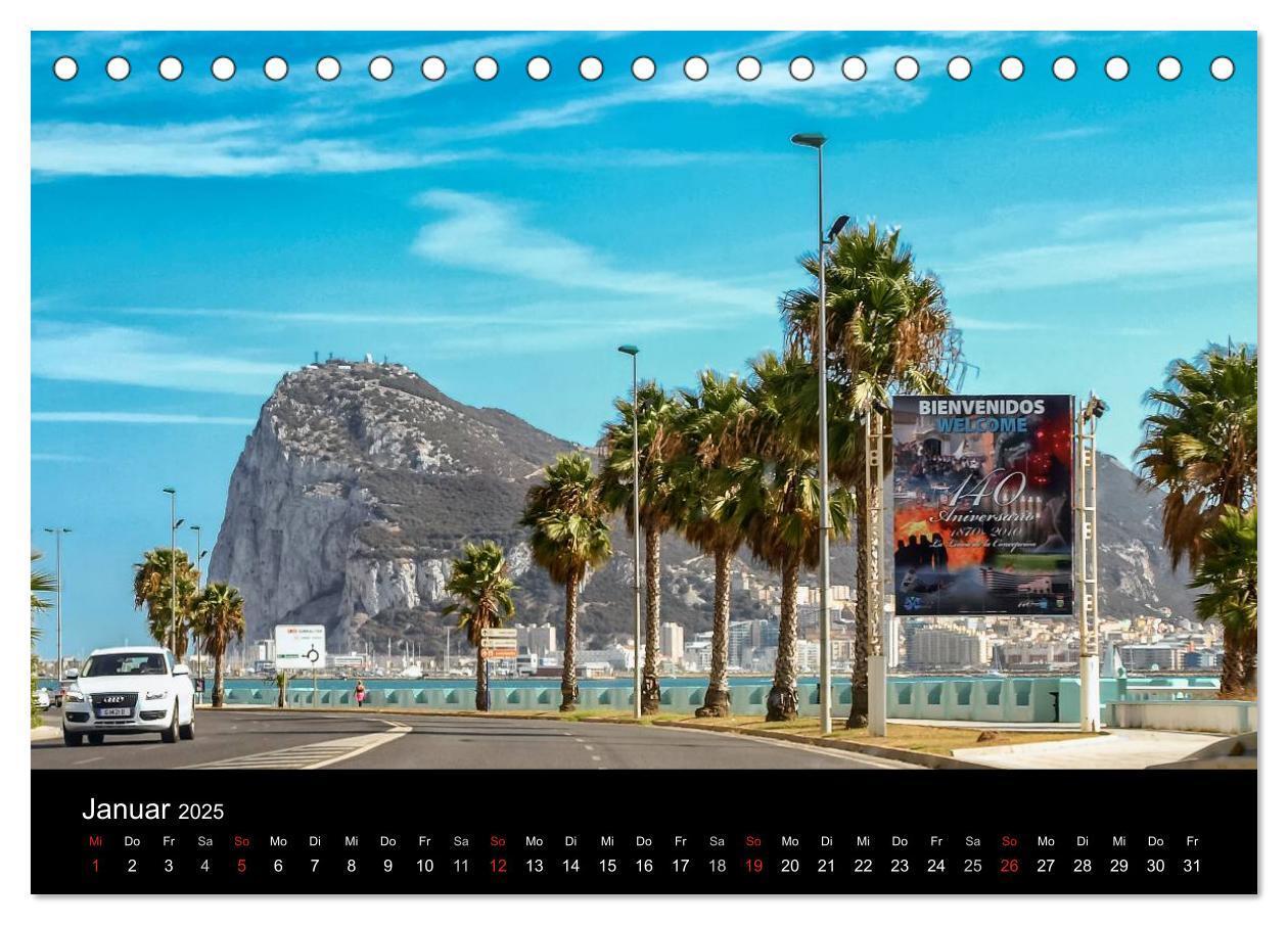 Bild: 9783435492879 | Gibraltar - der Affenfelsen (Tischkalender 2025 DIN A5 quer),...