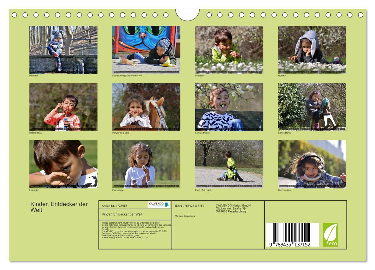 Bild: 9783435137152 | Kinder. Entdecker der Welt (Wandkalender 2025 DIN A4 quer),...